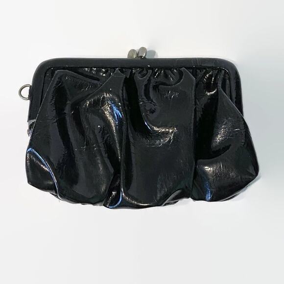 Simply Vera Wang Purse Pebbled Leather Lined Retro Dark Fairy Cute Goth Vamp - Picture 1 of 10